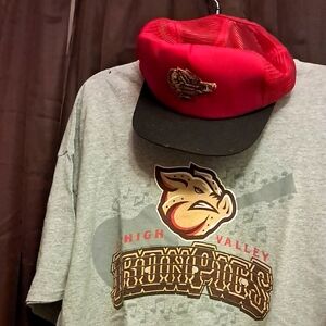 Jersey & Cap - IRON PIGS Leigh Valley Baseball. Cross-posted